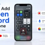 How to Add Screen Record on iPhone