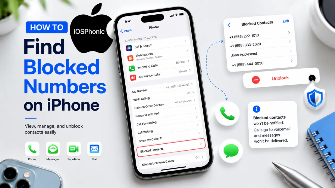 How to Find Blocked Numbers on iPhone