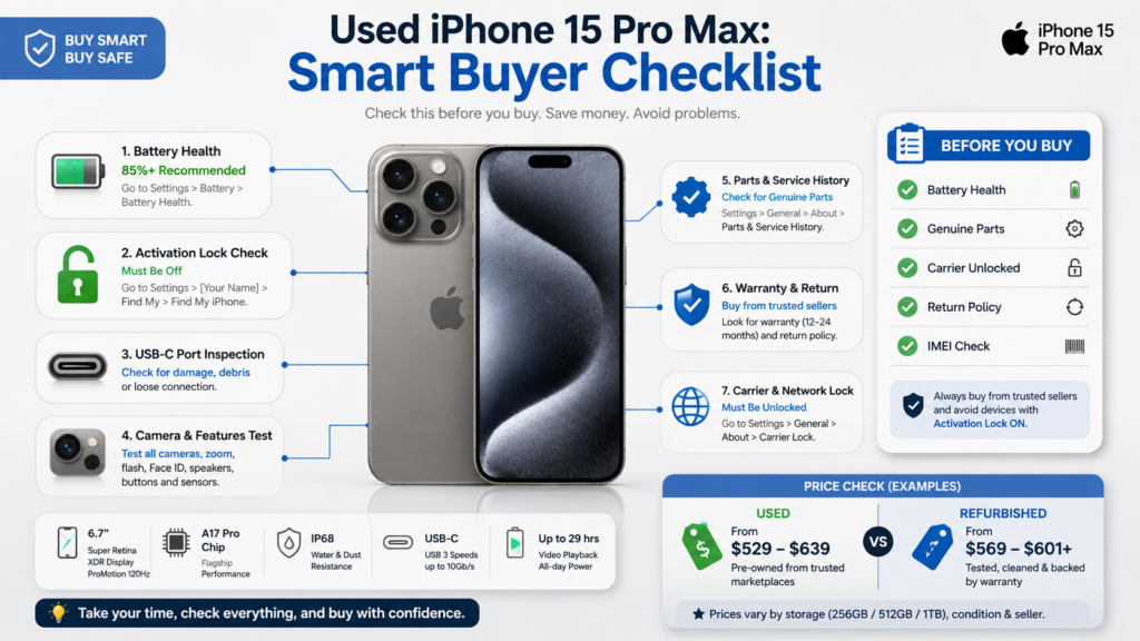 Used iPhone 15 Pro Max