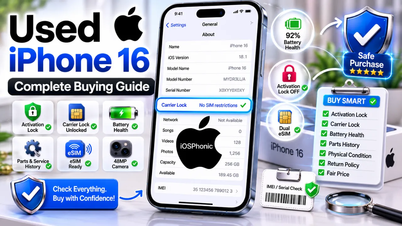 Used iPhone 16