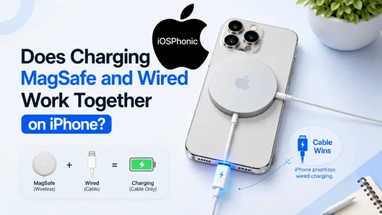 does charging magsafe and wired work together iphone