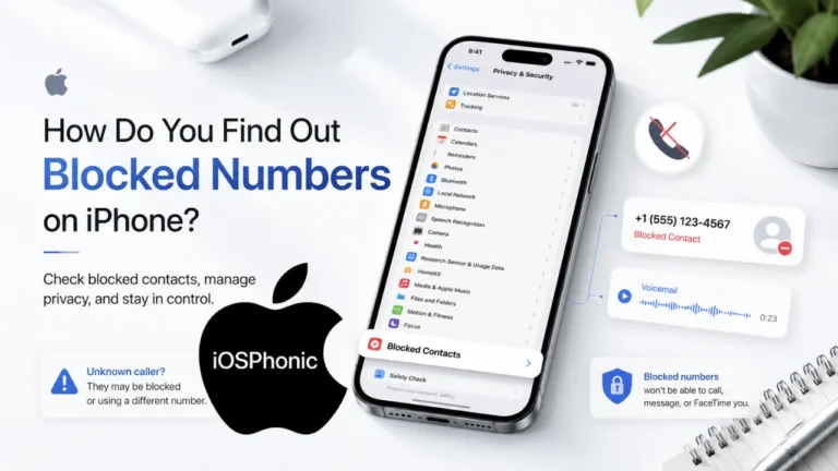 how do you find out blocked numbers on iPhone