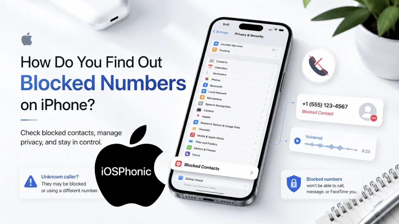 how do you find out blocked numbers on iPhone