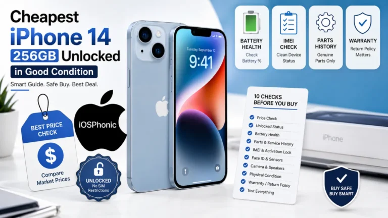 iPhone 14 256GB unlocked in good condition