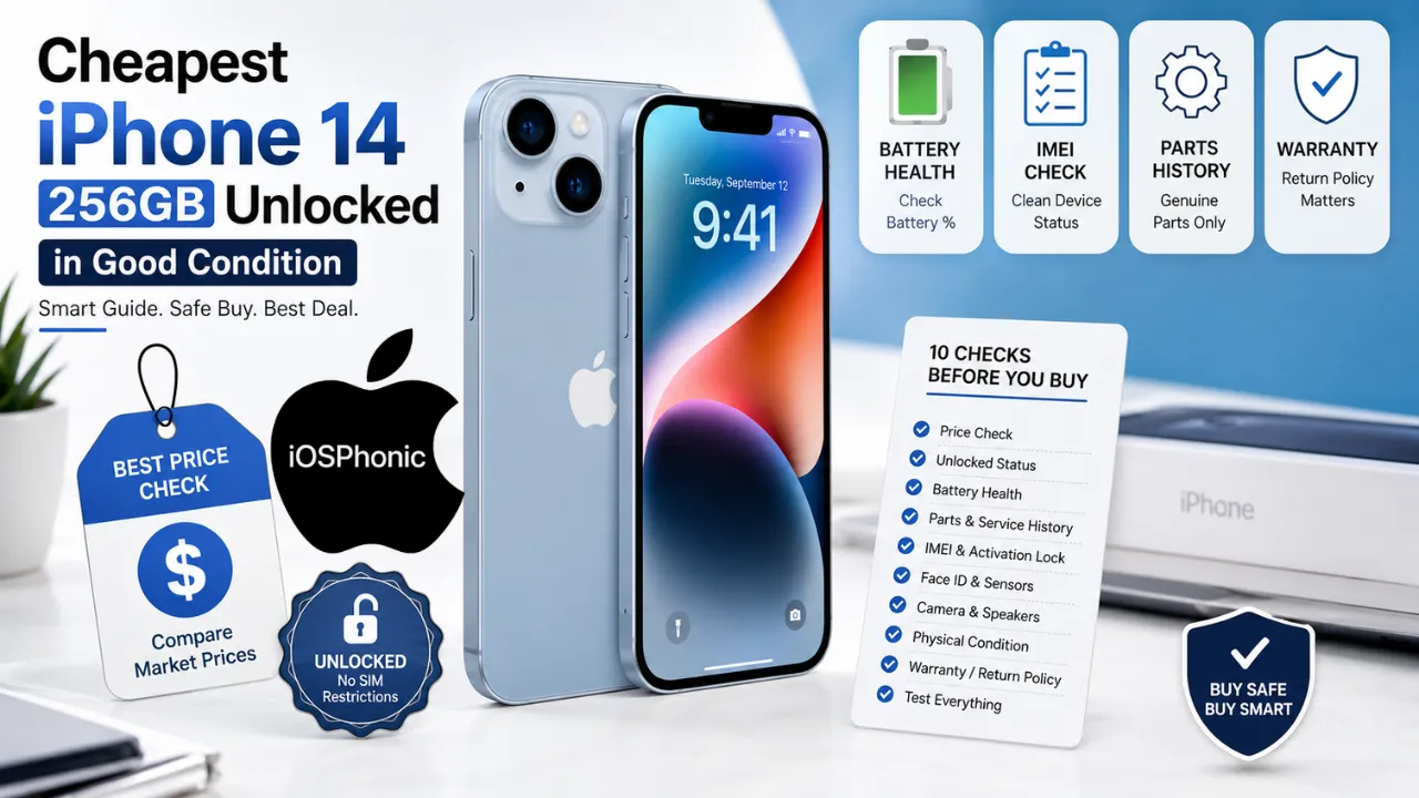 iPhone 14 256GB unlocked in good condition