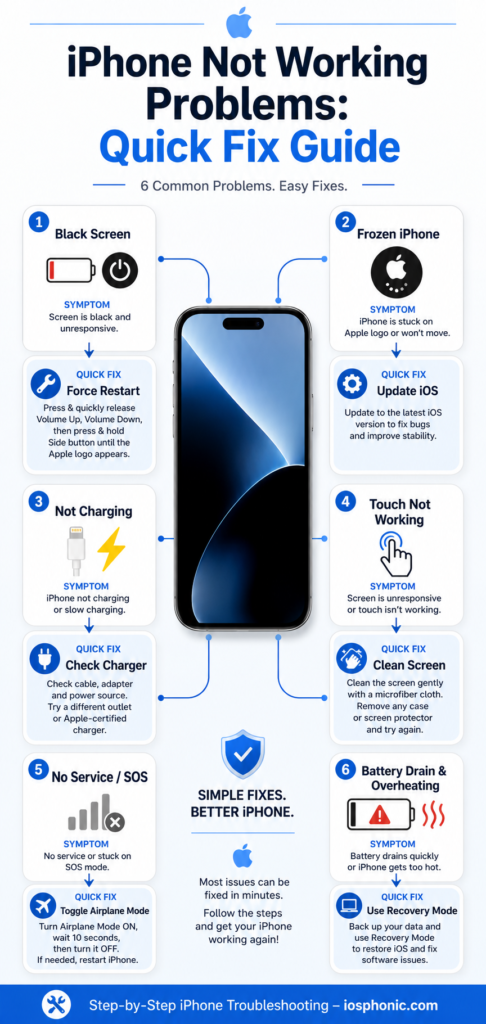 iPhone Not Working Problems