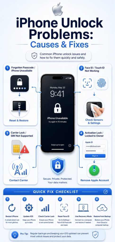iPhone Unlock Problems